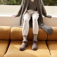  新品ムートンブ−ツ　本革の画像