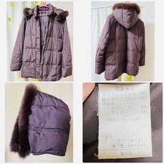 今月中処分予定最終価格(レディースウェア4点セット)①ダウンコート②パーカー③未使用長袖プルオーバー④ミッフィー白トレーナーの画像