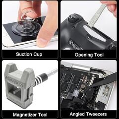 【決まりました】精密ドライバーセット 修理ツールキット 電子機器、メガネの修理、ポータブルケース付きの画像