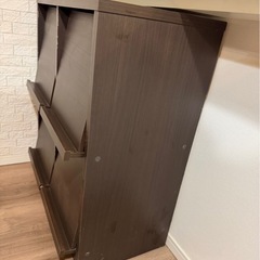 【55％オフ】雑誌立てかけ➕中収納棚の画像