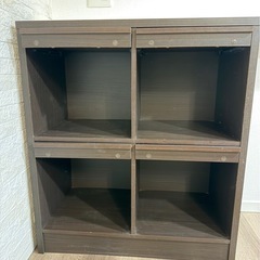 【55％オフ】雑誌立てかけ➕中収納棚の画像