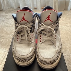 NIKE AIR JORDAN 3 CEMENT GREY TRUE BLUEの画像