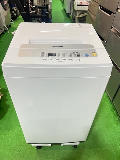 安心の6ヶ月保証‼️★大阪市内送料無料★2020年製★超美品★IRIS OHYAMA 5.0kg 全自動洗濯機☆部屋干しモード機能付き