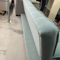 配達可【3人掛けソファベッド】【グリーン】【管理番号11312】九の画像