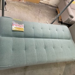 配達可【3人掛けソファベッド】【グリーン】【管理番号11312】九の画像