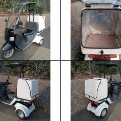 73メンテ多数　ミニカー　リアBOX　前カゴ　130番台　４スト　ジャイロキャノピー　格安配達　下取り大歓迎の画像