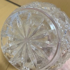 花瓶　フラワーベース　BLEIKRISTALL  24%PbO 　西ドイツ　レトロの画像