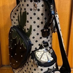 可愛い♡キャスター付きキャディバッグ　の画像