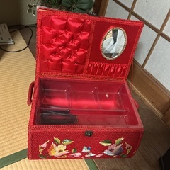 ケース　化粧品　裁縫道具の画像