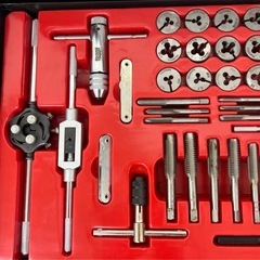 タングステン鋼製　タップダイスセット　63PCSの画像