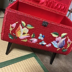 ケース　化粧品　裁縫道具の画像