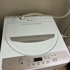 SHARP(シャープ)  全自動洗濯機　5.5kgの画像