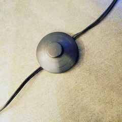 アールヌーボー調照明スタンドの画像