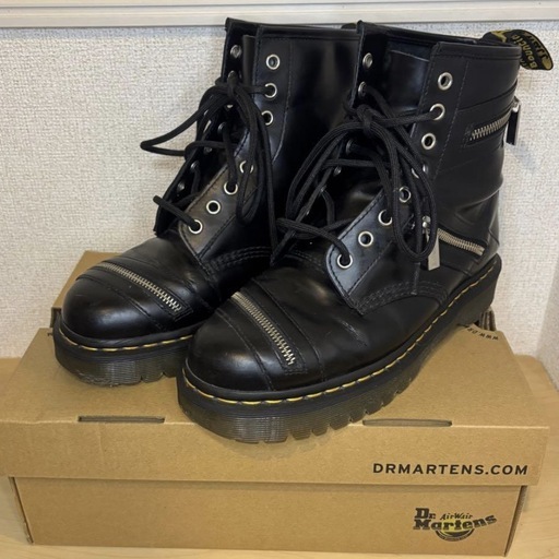 【Dr.MARTENS】ドクターマーチン 1460 ベックス ジップ 8ホールブーツ UK7(26cm ) BEX ZIP 8EYE 