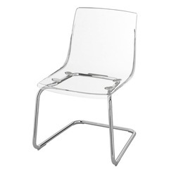 IKEA 　クリアチェア　韓国風　可愛い　インテリアの画像