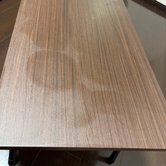 リビングテーブル　棚付き　カインズの画像