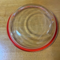 昭和レトロ　カラフル　ガラス皿　23cmの画像