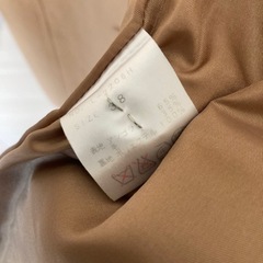 コート　キャメル ウール35 アンゴラ65の画像