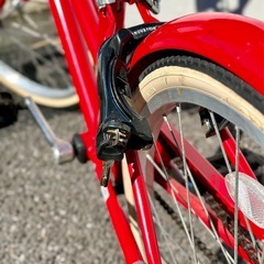 【引取希望】﻿20インチ サイクルベースあさひ イノベーション ファクトリー 子供用自転車 レッド　中古の画像
