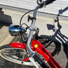 【引取希望】﻿20インチ サイクルベースあさひ イノベーション ファクトリー 子供用自転車 レッド　中古の画像