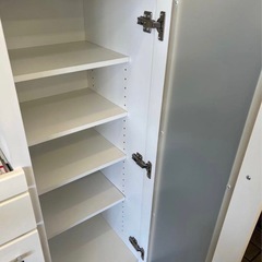 【ニトリ】食器棚／キッチンボード 幅80／購入約2年・美品／引き取り限定（12/20まで） の画像