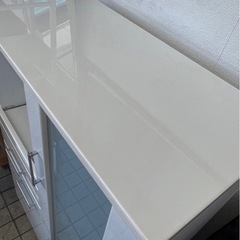 【ニトリ】食器棚／キッチンボード 幅80／購入約2年・美品／引き取り限定（12/20まで） の画像