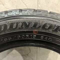 DUNLOP WINTER MAXX WM02 185/60R15 15インチ スタッドレス 1本 22年製 バリ溝 ヴィッツ フィット ヤリス グレイス シャトル等　(MTL925)クレジットカード QRコード決済可能の画像