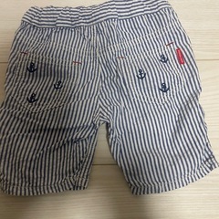 80　ミキハウス　キッズ用ハーフパンツの画像