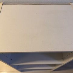 【譲り先が決定しました】白のカラーボックス3段（取りに来られる方）の画像