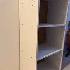 【譲り先が決定しました】白のカラーボックス3段（取りに来られる方）の画像