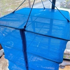 干し網　天日干し　虫よけ　乾燥に便利　4段　大きめ　　の画像