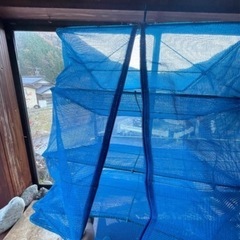 干し網　天日干し　虫よけ　乾燥に便利　4段　大きめ　　の画像