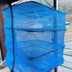 干し網　天日干し　虫よけ　乾燥に便利　4段　大きめ　　の画像