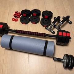 【おまけ付き】可変式ダンベル・バーベルセット一式の画像
