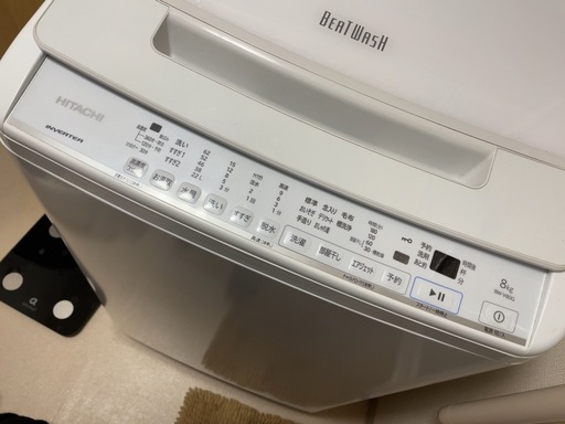 大幅値下可！商品説明必須　洗濯機ビートウォッシュ 8kg ホワイト BW-V80 G
