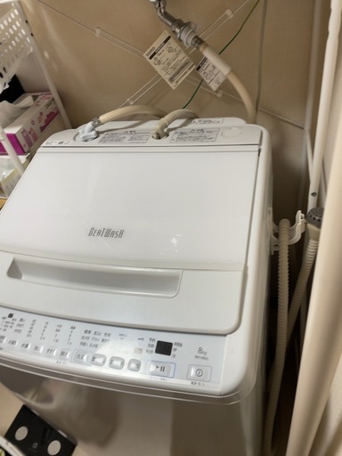 大幅値下可！商品説明必須　洗濯機ビートウォッシュ 8kg ホワイト BW-V80 G