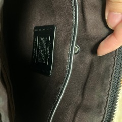coach大きなポーチ　訳ありの画像