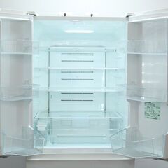 TOSHIBA 東芝 ベジータ GR-518FC(WS) ノンフロン冷凍冷蔵庫 6ドア 内容積:509L 2017年製 25-E012Jの画像