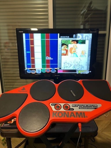 プレステ2 ドラムマニア　ドラムセット