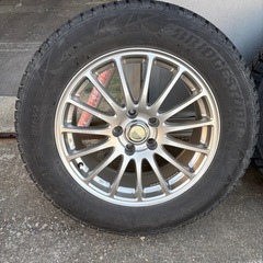 スタッドレス：225/65R17 ブリヂストンBRIDGESTONE DM-V2 ／ホイール：ブリヂストンエコフォルム   の画像