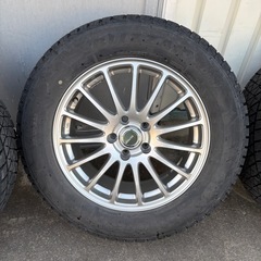 スタッドレス：225/65R17 ブリヂストンBRIDGESTONE DM-V2 ／ホイール：ブリヂストンエコフォルム   の画像