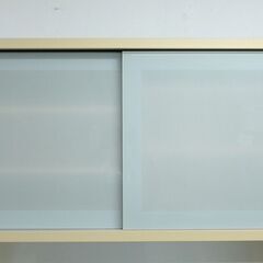 高橋木工 SUNNY ファリーナ 食器棚 キッチンボード 0119 100H 上台 0122 100W 下台 ナチュラル 25-E013Jの画像