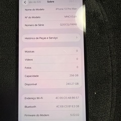iPhone 13 Pro Max 256GB グラファイト SIMフリー Appleの画像