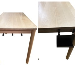 無印良品　ブナ材デスク・幅１２０ｃｍの画像