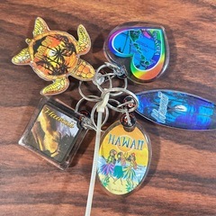 ハワイ アクリルキーホルダー 5個セットの画像