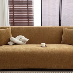 【新品未使用】ソファーカバー 3人がけ color キャメルブラウンの画像