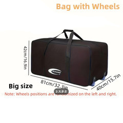 大容量折りたたみトラベルバッグの画像