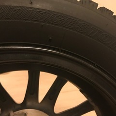 冬タイヤ4本(ホイールセット)2シーズン使用(ブリヂストン)の画像