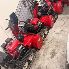 🔴岩見沢発中古除雪機約30台前後あり整備済みから現状除雪機、部品取り除雪機までの画像