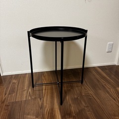 IKEA  GLADOM グラドム トレイテーブル, ブラック, 45x53 cmの画像